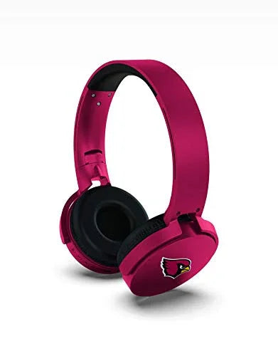 NFL Arizona Cardinals Wireless Bluetooth Headphones, Team Color - 757 Sports Collectibles