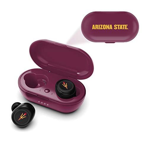 NCAA Arizona State Sun Devils True Wireless Earbuds, Team Color - 757 Sports Collectibles
