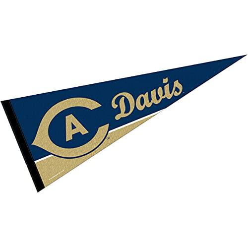 College Flags & Banners Co. Cal Davis Pennant Full Size Felt - 757 Sports Collectibles