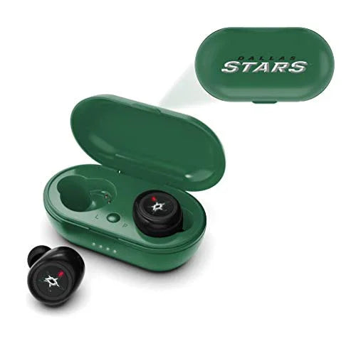 NHL Dallas Stars True Wireless Earbuds, Team Color - 757 Sports Collectibles