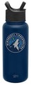 Simple Modern NBA Minnesota Timberwolves 32oz Water Bottle with Straw Lid Insulated Stainless Steel Summit - 757 Sports Collectibles