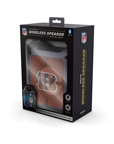 NFL Cincinnati Bengals ShockBox XL Wireless Bluetooth Speaker, Team Color - 757 Sports Collectibles