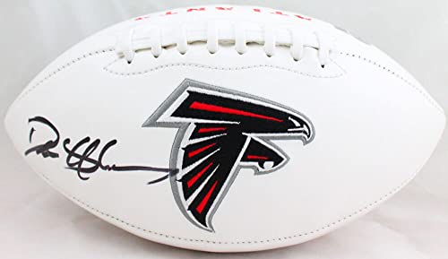 Deion Sanders Autographed Atlanta Falcons Logo Football-Beckett W Hologram - 757 Sports Collectibles