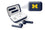 SOAR NCAA True Wireless Earbuds V.4, Michigan Wolverines - 757 Sports Collectibles