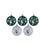 FOCO Michigan State Spartans NCAA 5 Pack Shatterproof Ball Ornament Set - 757 Sports Collectibles