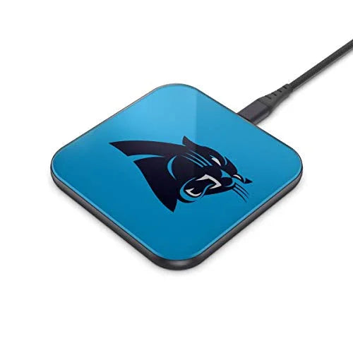 NFL Carolina Panthers Wireless Charging Pad, White - 757 Sports Collectibles