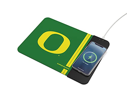 SOAR NCAA Wireless Charging Mouse Pad, Oregon Ducks - 757 Sports Collectibles