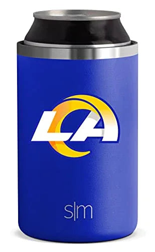 Simple Modern NFL Los Angeles Rams Insulated Ranger Can Cooler, for Standard Cans - Beer, Soda, Sparkling Water and More - 757 Sports Collectibles