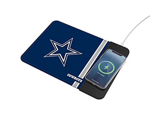 SOAR NFL Wireless Charging Mouse Pad, Dallas Cowboys - 757 Sports Collectibles