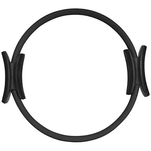 ProSource Pilates Resistance Power Dual Gripped Fitness Ring, Black, 14-Inch - 757 Sports Collectibles