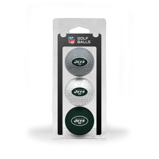 New York Jets 3 Golf Ball Pack - 757 Sports Collectibles