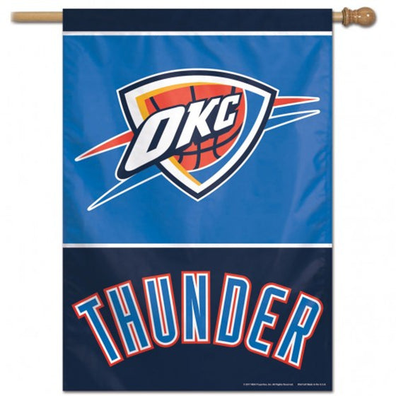 Oklahoma City Thunder Banner 28x40 Vertical - Special Order