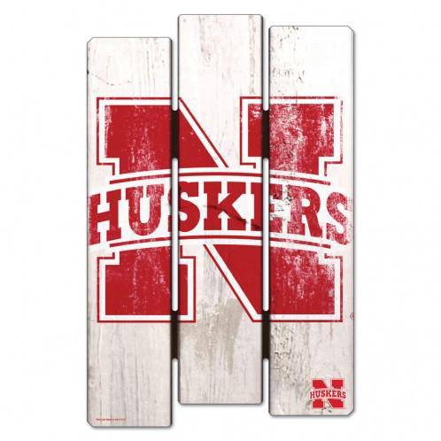 Nebraska Cornhuskers Wood Fence Sign (CDG) - 757 Sports Collectibles