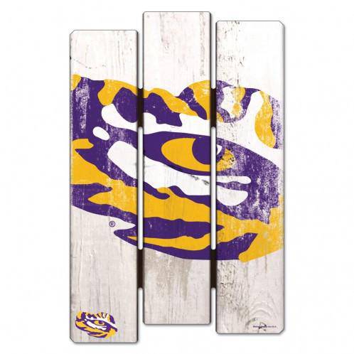 LSU Tigers Wood Fence Sign (CDG) - 757 Sports Collectibles