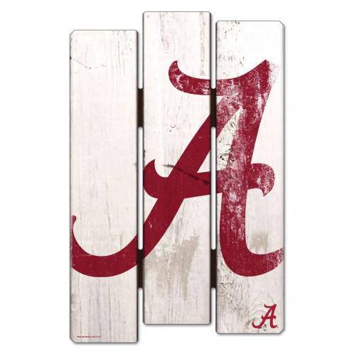Alabama Crimson Tide Wood Fence Sign (CDG) - 757 Sports Collectibles