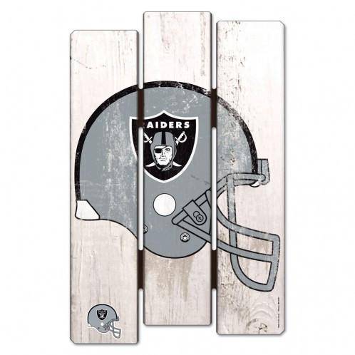 Oakland Raiders Wood Fence Sign (CDG) - 757 Sports Collectibles