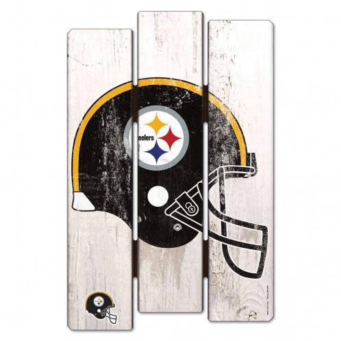Pittsburgh Steelers Wood Fence Sign (CDG) - 757 Sports Collectibles