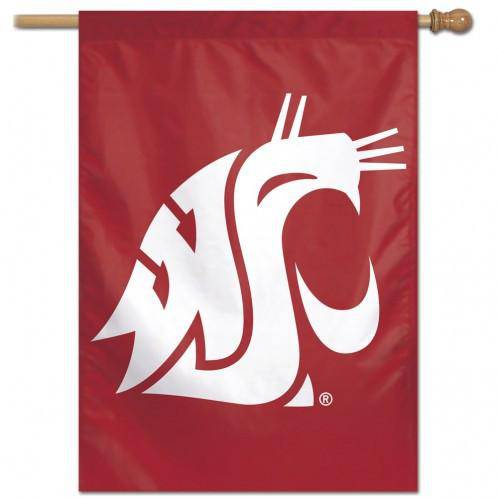 Washington State Cougars Banner 28x40 Vertical Alternate Design (CDG) - 757 Sports Collectibles