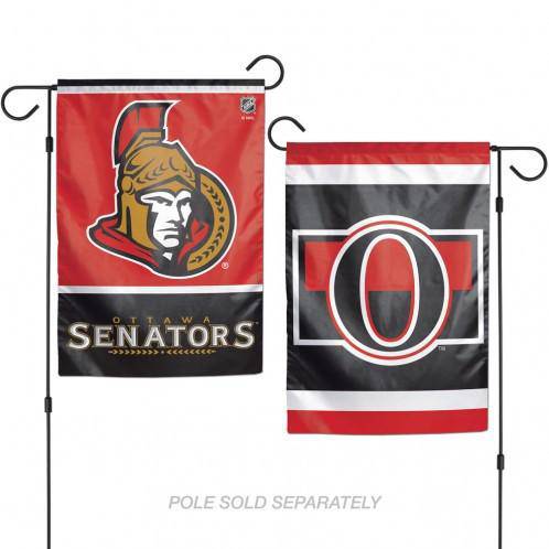 Ottawa Senators Flag 12x18 Garden Style 2 Sided Special Order (CDG) - 757 Sports Collectibles