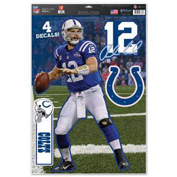Indianapolis Colts Andrew Luck Decal 11x17 Multi Use (CDG) - 757 Sports Collectibles