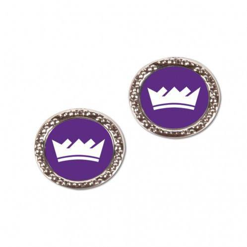 Sacramento Kings Earrings Post Style (CDG) - 757 Sports Collectibles
