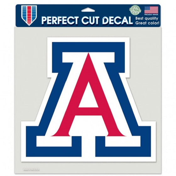 Arizona Wildcats Tide Decal 8x8 Perfect Cut Color