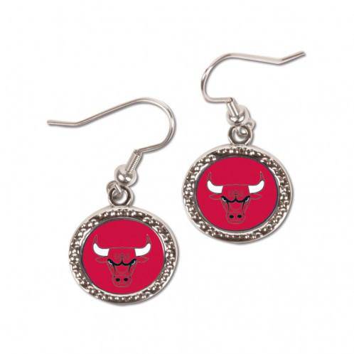 Chicago Bulls Earrings Round Style (CDG) - 757 Sports Collectibles