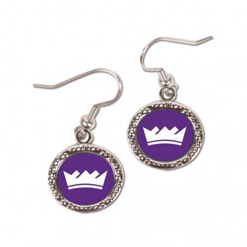 Sacramento Kings Earrings Round Style (CDG) - 757 Sports Collectibles