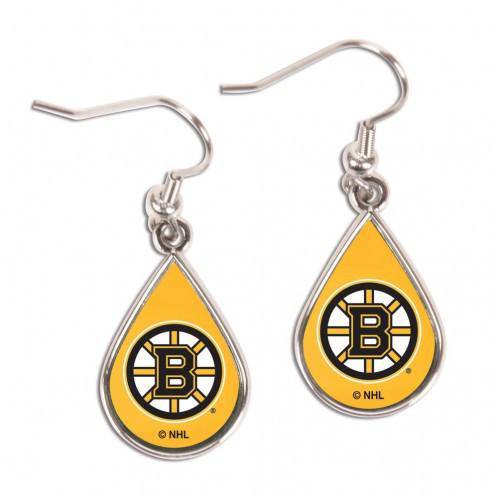 Boston Bruins Earrings Tear Drop Style (CDG) - 757 Sports Collectibles