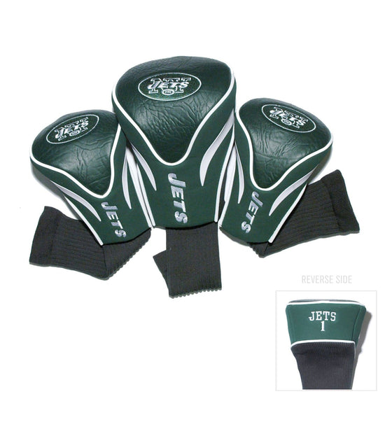 New York Jets 3 Pack Contour Head Covers - 757 Sports Collectibles