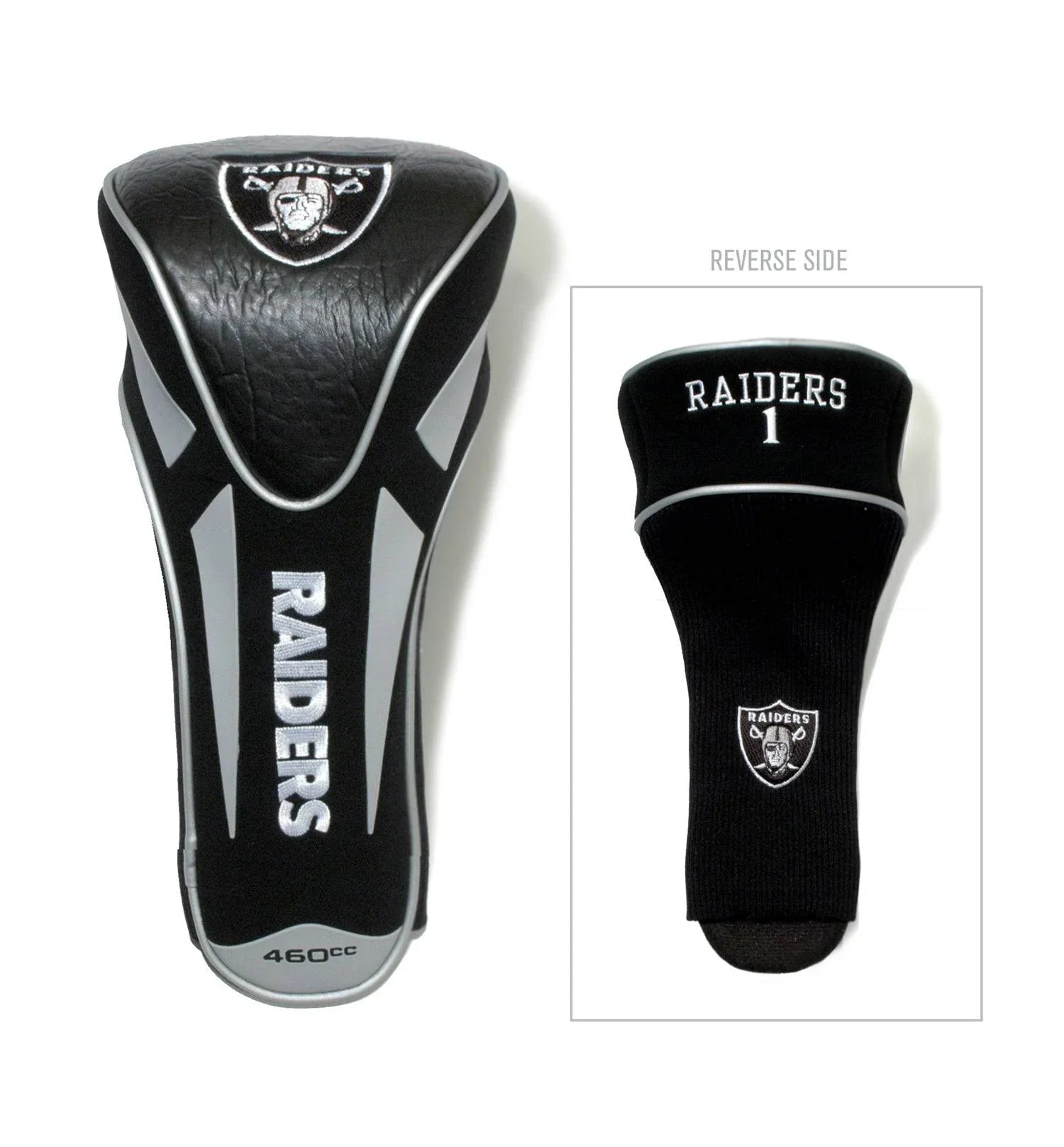 Oakland Raiders Single Apex Driver Head Cover - 757 Sports Collectibles