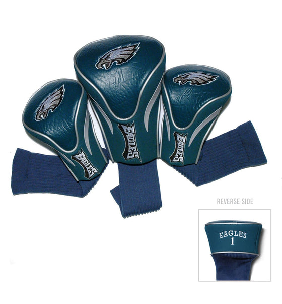 Philadelphia Eagles 3 Pack Contour Head Covers - 757 Sports Collectibles