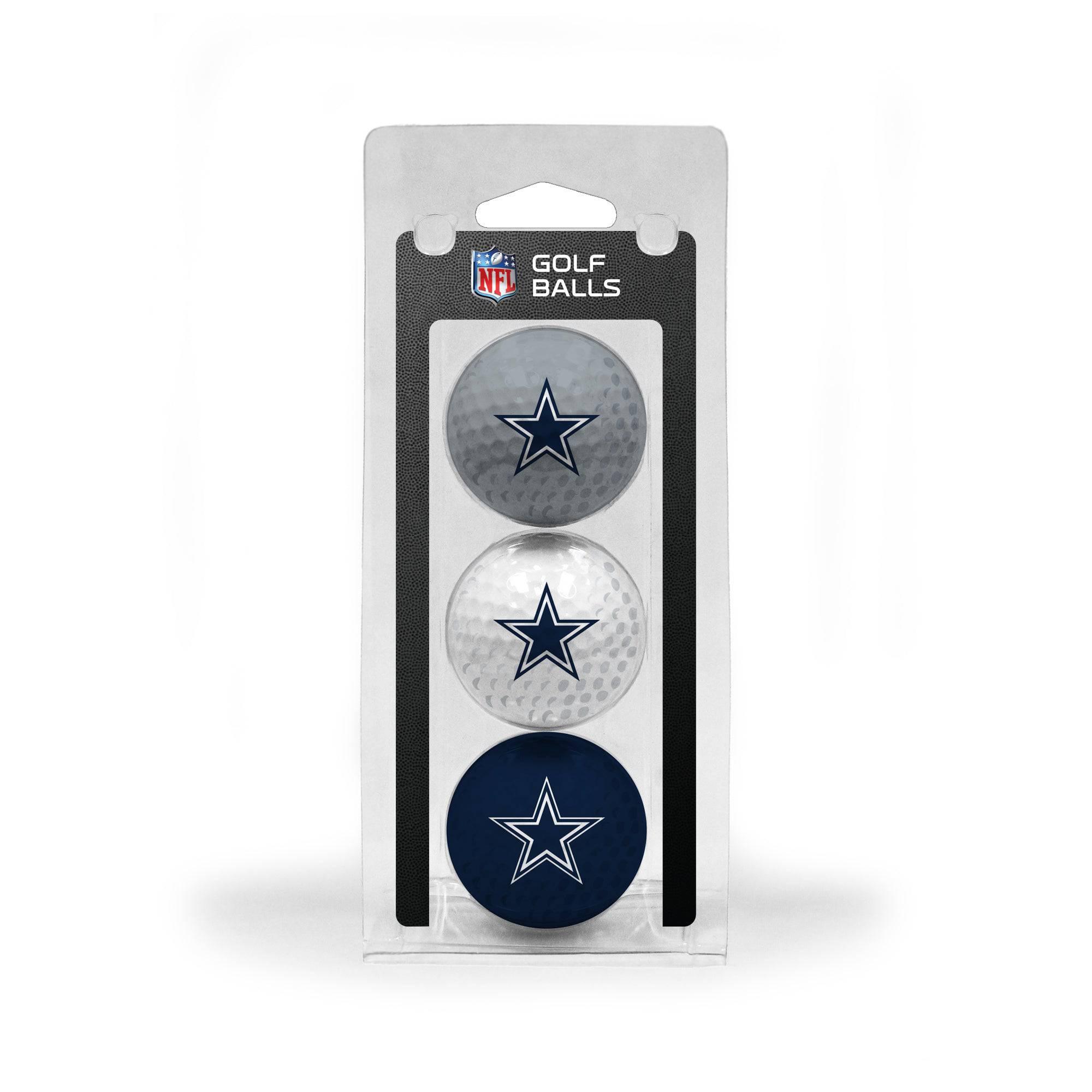 Dallas Cowboys 3 Golf Ball Pack - 757 Sports Collectibles