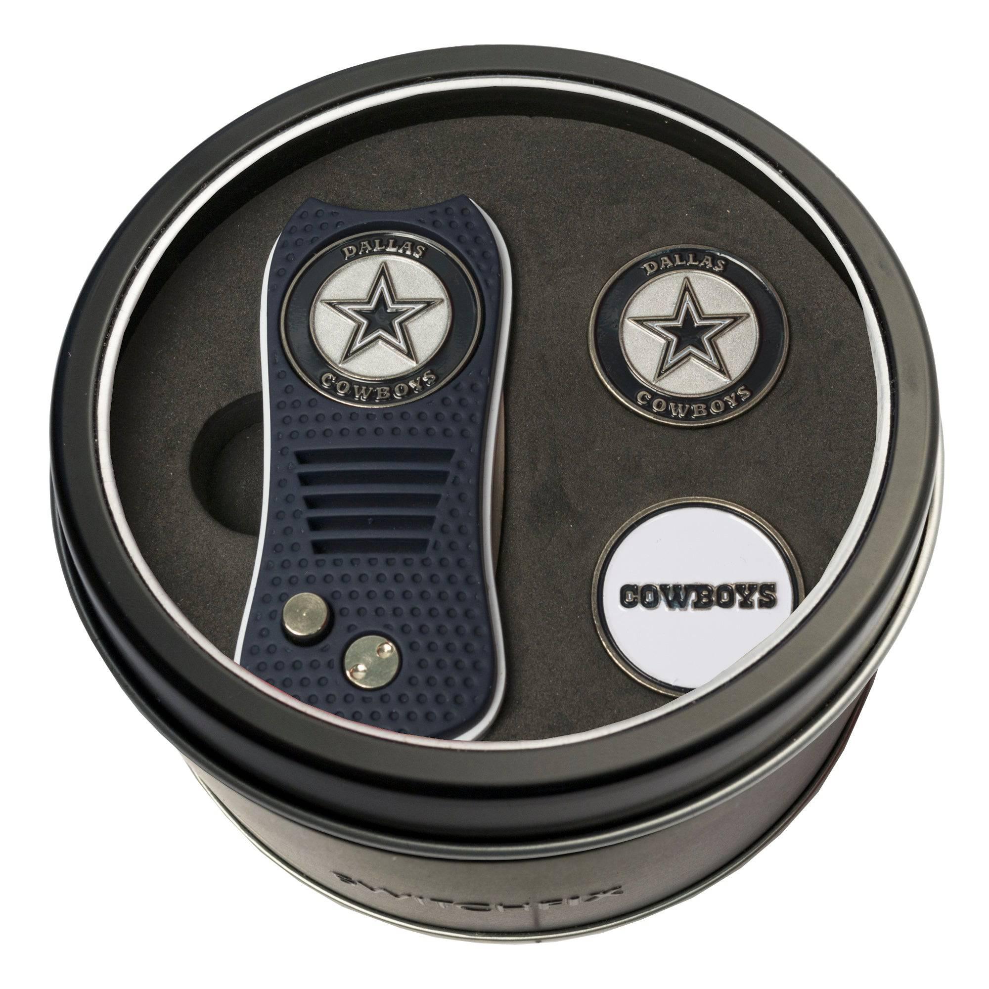 Dallas Cowboys Tin Set - Switchfix, 2 Markers - 757 Sports Collectibles