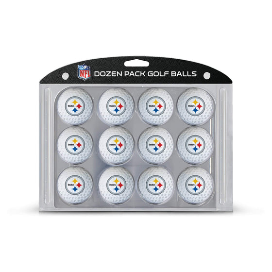Pittsburgh Steelers Golf Balls, 12 Pack - 757 Sports Collectibles