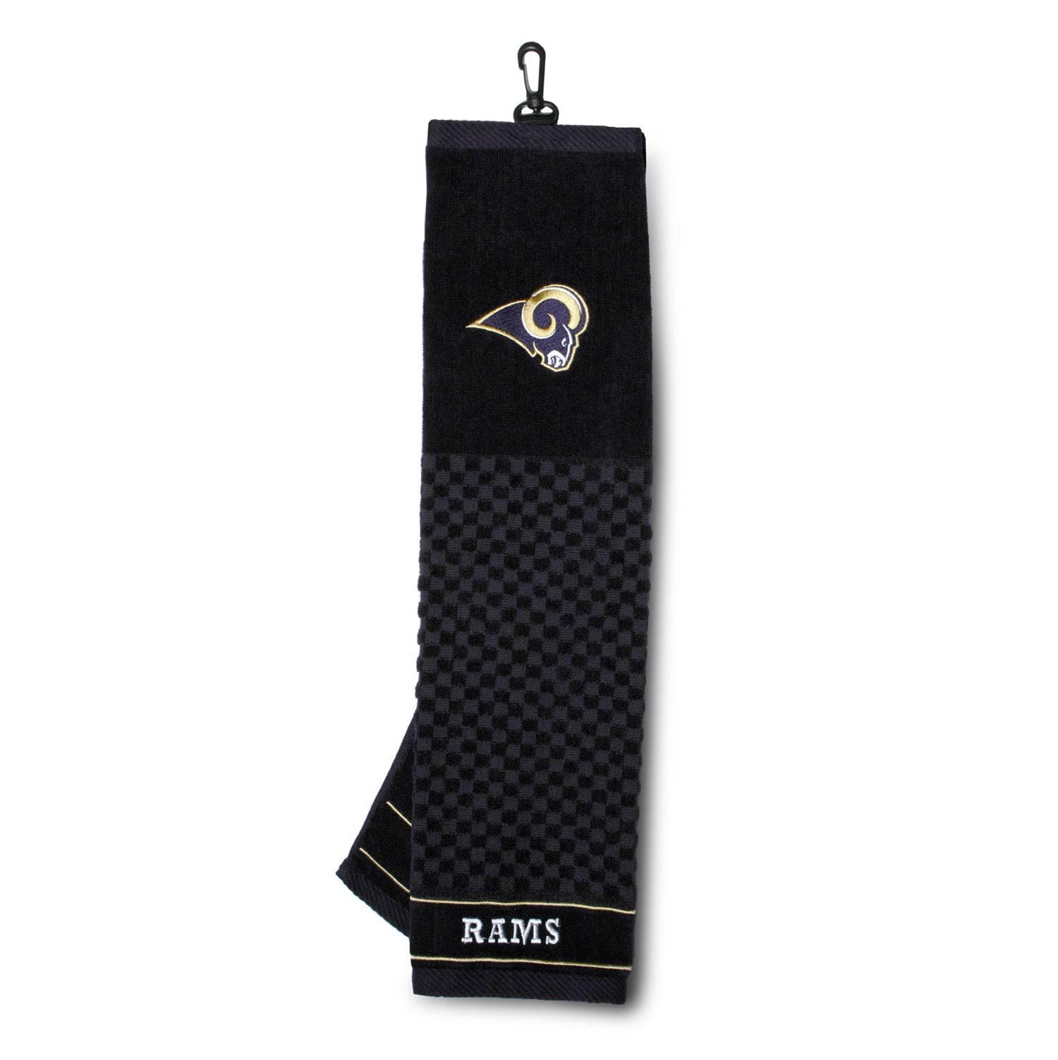 Los Angeles Rams Embroidered Golf Towel - 757 Sports Collectibles