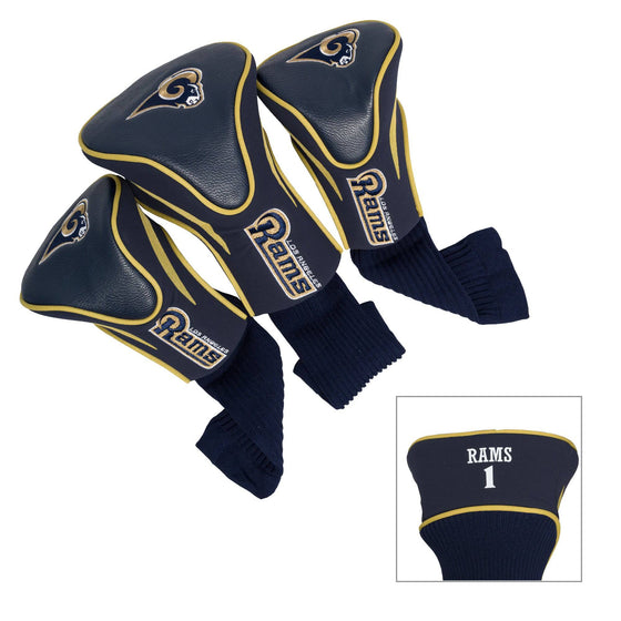 Los Angeles Rams 3 Pack Contour Head Covers - 757 Sports Collectibles