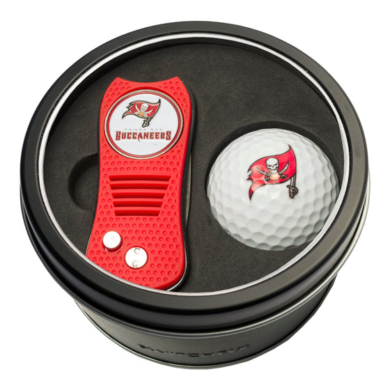 Tampa Bay Buccaneers Tin Set - Switchfix, Golf Ball - 757 Sports Collectibles