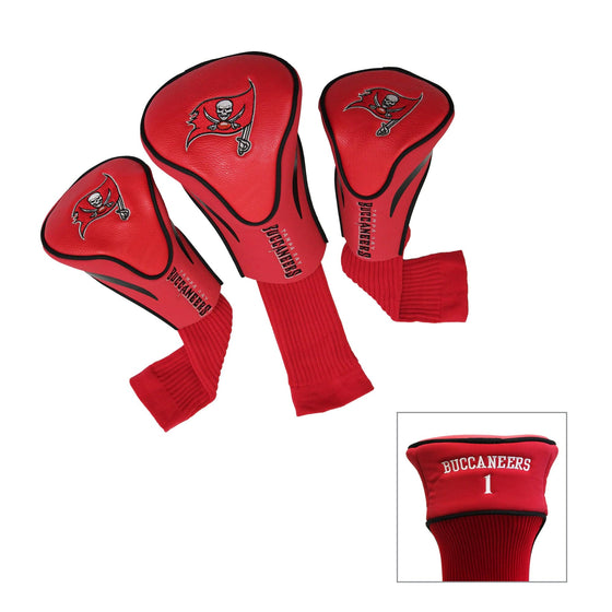 Tampa Bay Buccaneers 3 Pack Contour Head Covers - 757 Sports Collectibles
