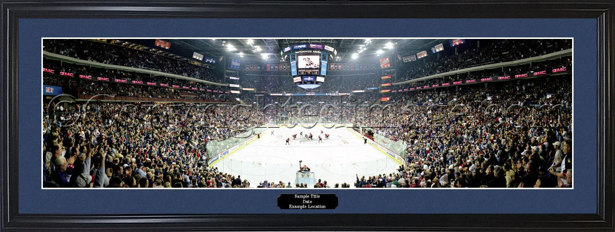 Columbus Blue Jackets Inaugural Game Panorama Photo Print - 757 Sports Collectibles