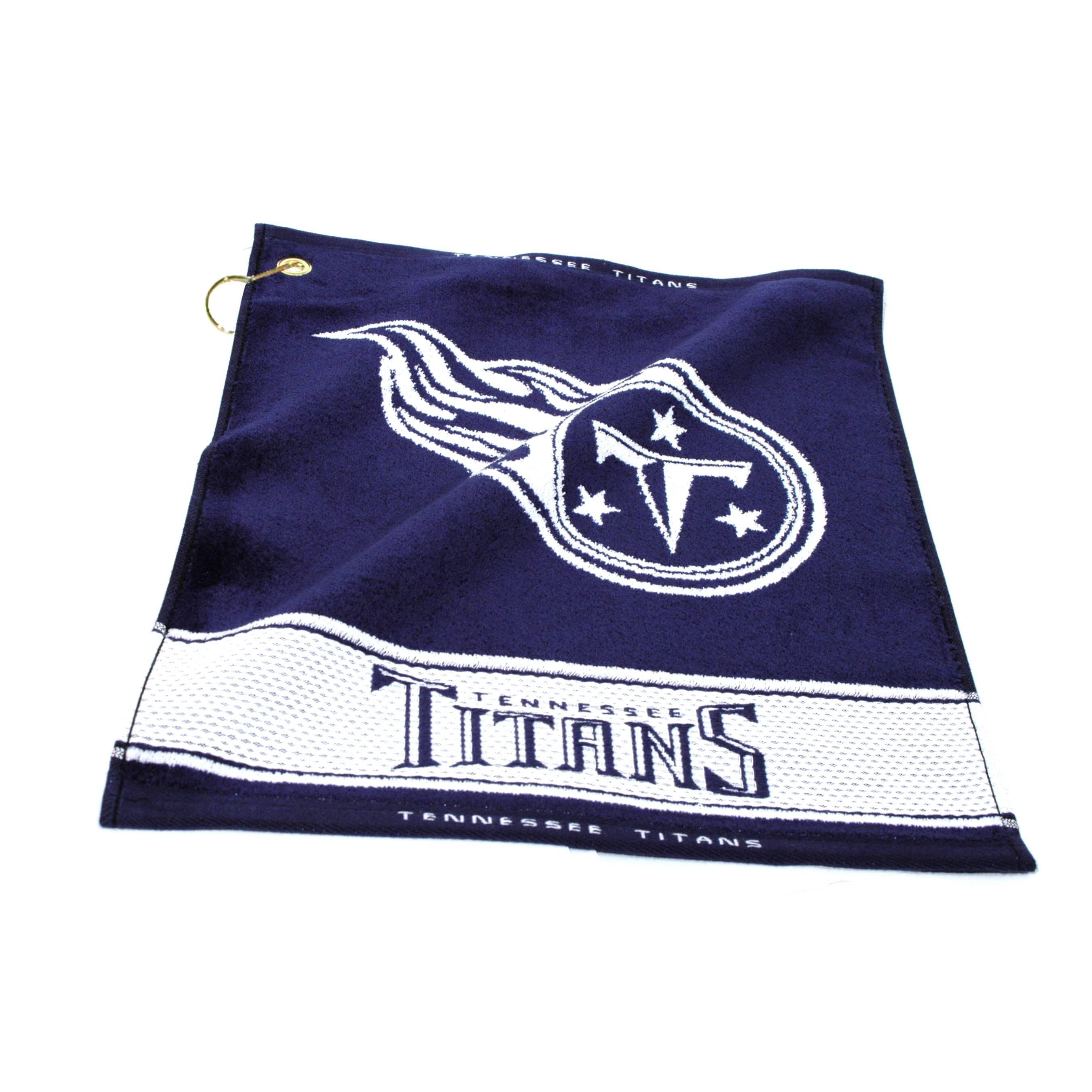 Tennessee Titans Jacquard Woven Golf Towel - 757 Sports Collectibles