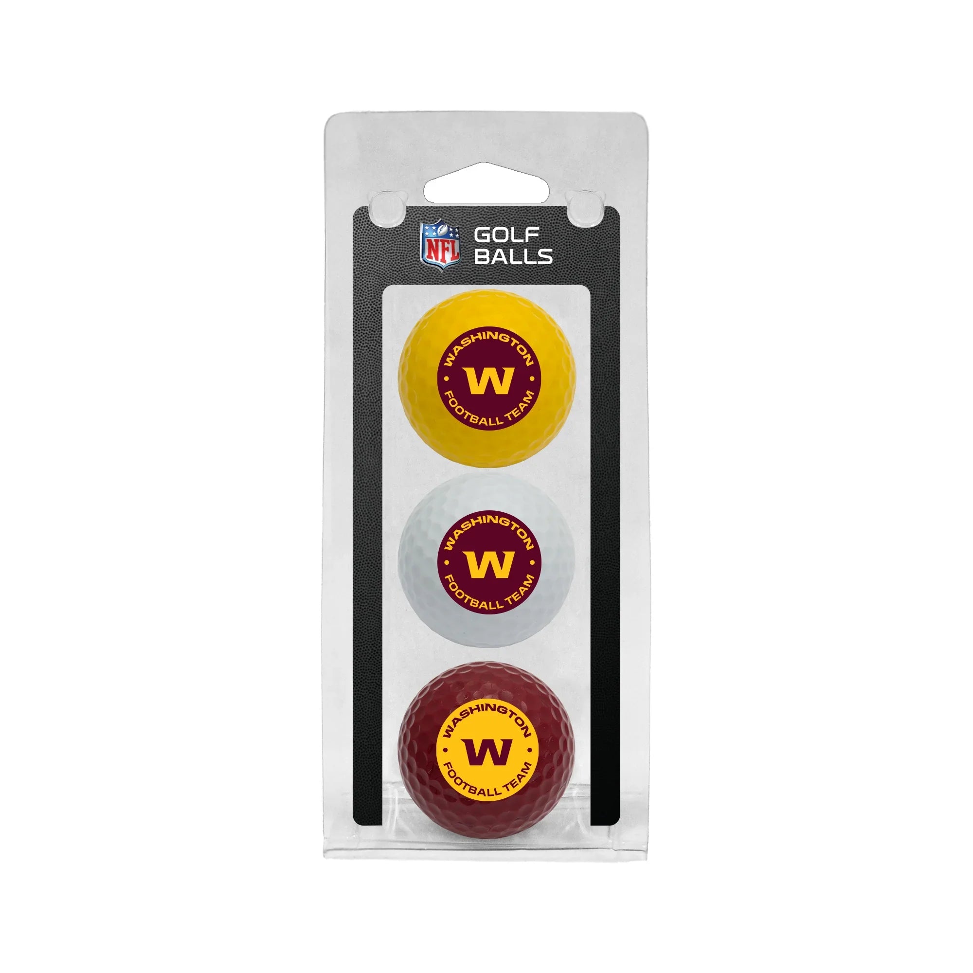 Washington Football Team 3 Golf Ball Pack - 757 Sports Collectibles