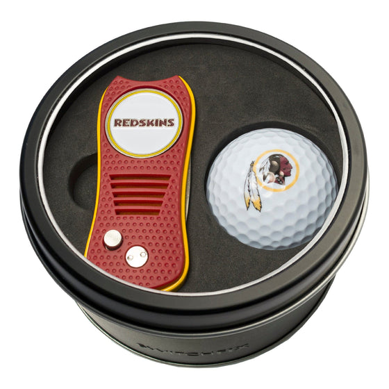 Washington Redskins Tin Set - Switchfix, Golf Ball - 757 Sports Collectibles