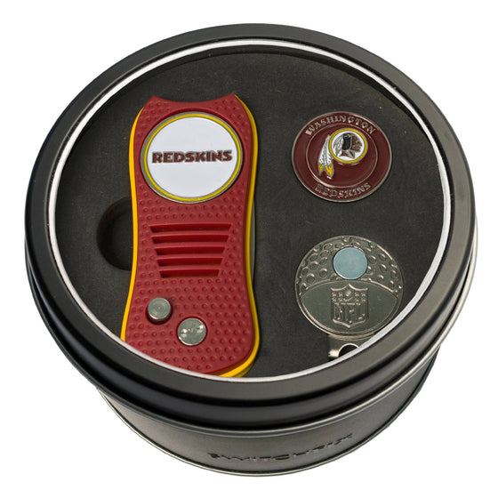 Washington Redskins Tin Set - Switchfix, Cap Clip, Marker - 757 Sports Collectibles