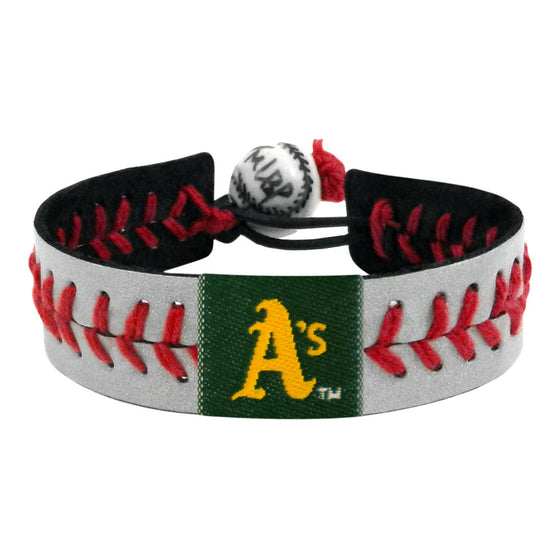 Oakland Athletics Bracelet Reflective Baseball CO - 757 Sports Collectibles