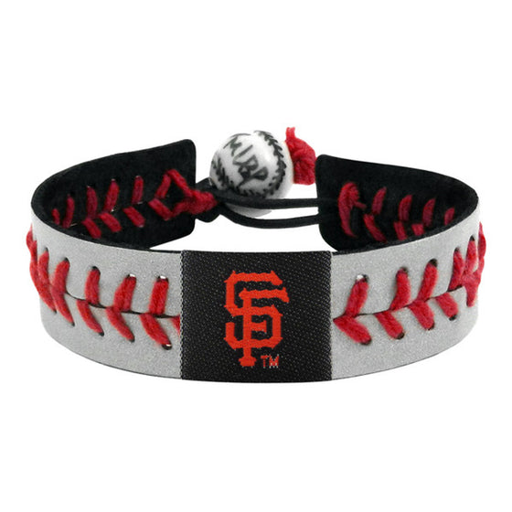 San Francisco Giants Bracelet Reflective Baseball CO - 757 Sports Collectibles