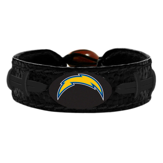 Los Angeles Chargers Bracelet Team Color Tonal Black Football CO - 757 Sports Collectibles