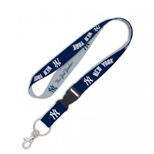 New York Yankees Lanyard Lanyard Detachable Buckle 1" Thick