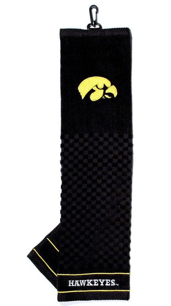 Iowa Hawkeyes 16"x22" Embroidered Golf Towel (CDG) - 757 Sports Collectibles
