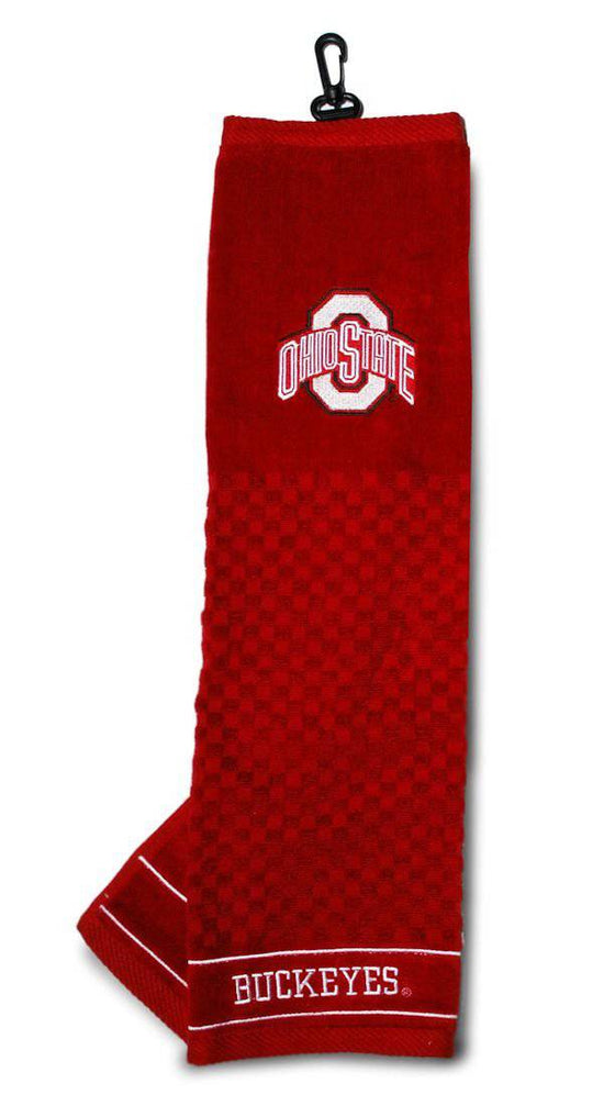Ohio State Buckeyes 16"x22" Embroidered Golf Towel (CDG) - 757 Sports Collectibles